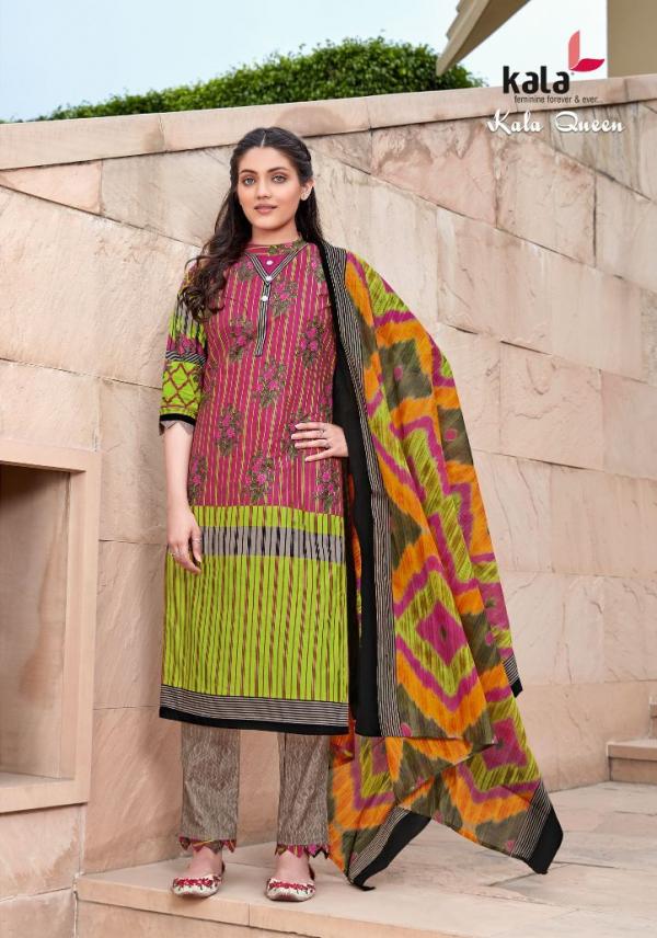 Kala Queen Fancy Cotton Printed Dress Materials